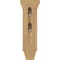 Ekena Millwork 3 3/8"W x 6 3/4"D x 10"H Small Lucan Wood Corbel, Red Oak CORW03X07X10LURO - alternate 4